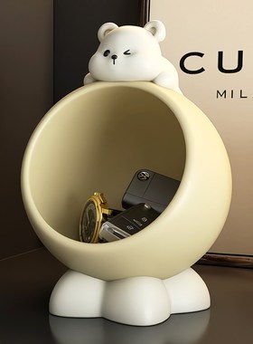 玄关钥匙收纳盒h摆件入户门口高级鞋柜置物架高档轻奢电视柜装饰