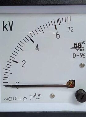 7DB6.D表广东 流2K压表电表9DV6K100/ 交流电直--德厂德庆V电压表