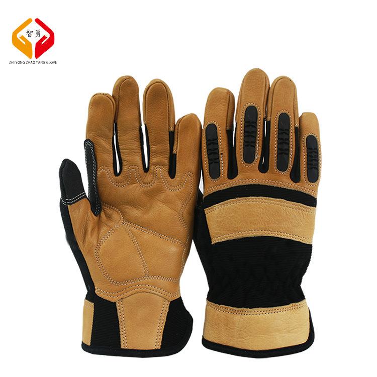 机械钻井工作防砸手套木工电焊司机用品骑行户外运动搬运维修手套