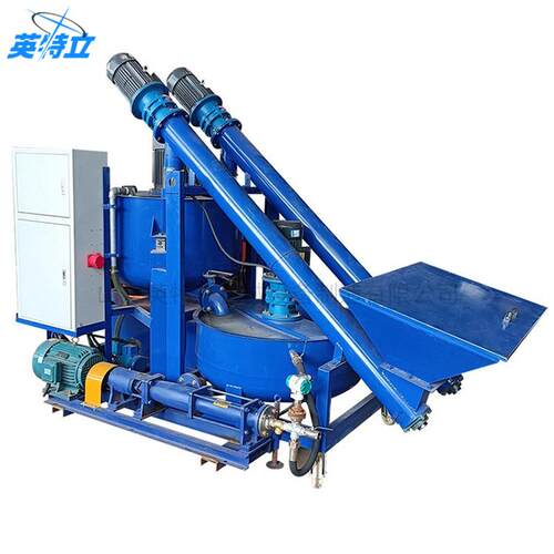 Grouting machine台式路桥智能压浆机搅拌混凝土上料压浆机