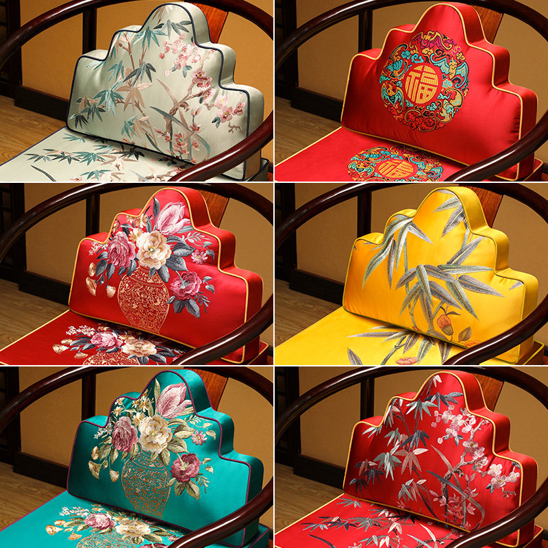 中式沙发抱枕床头软包大靠背垫红木椅子云朵靠垫座椅护腰靠枕腰垫,居家布艺,腰靠垫,淘宝优惠券,粉丝福利购,淘宝优惠卷