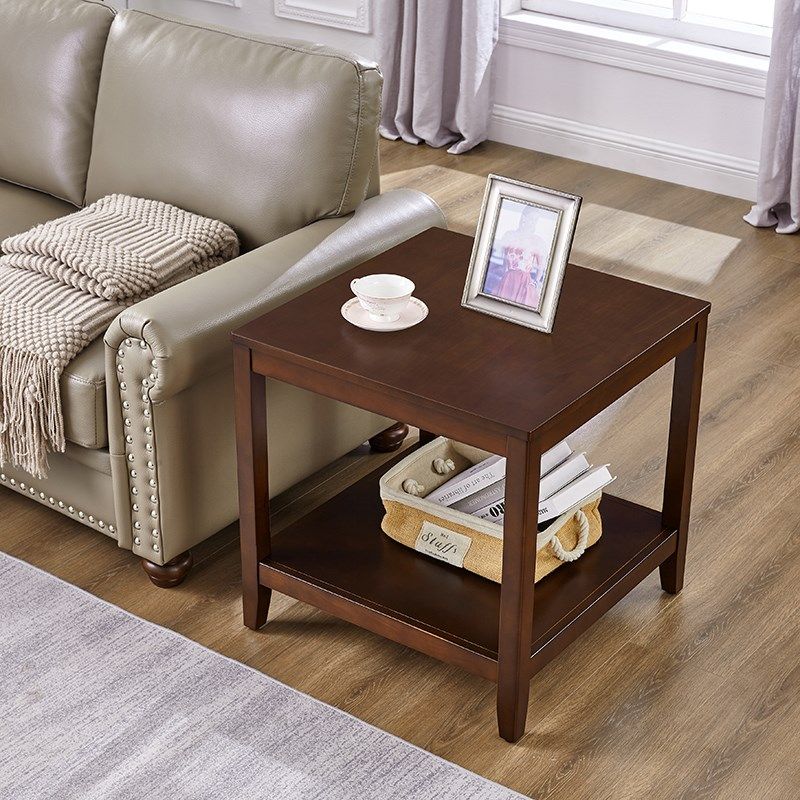 沙发侧边几柜置物架简约角几家用边桌小木桌子美式方几实木小茶几,住宅家具,角几/边几,淘宝优惠券,粉丝福利购,淘宝优惠卷