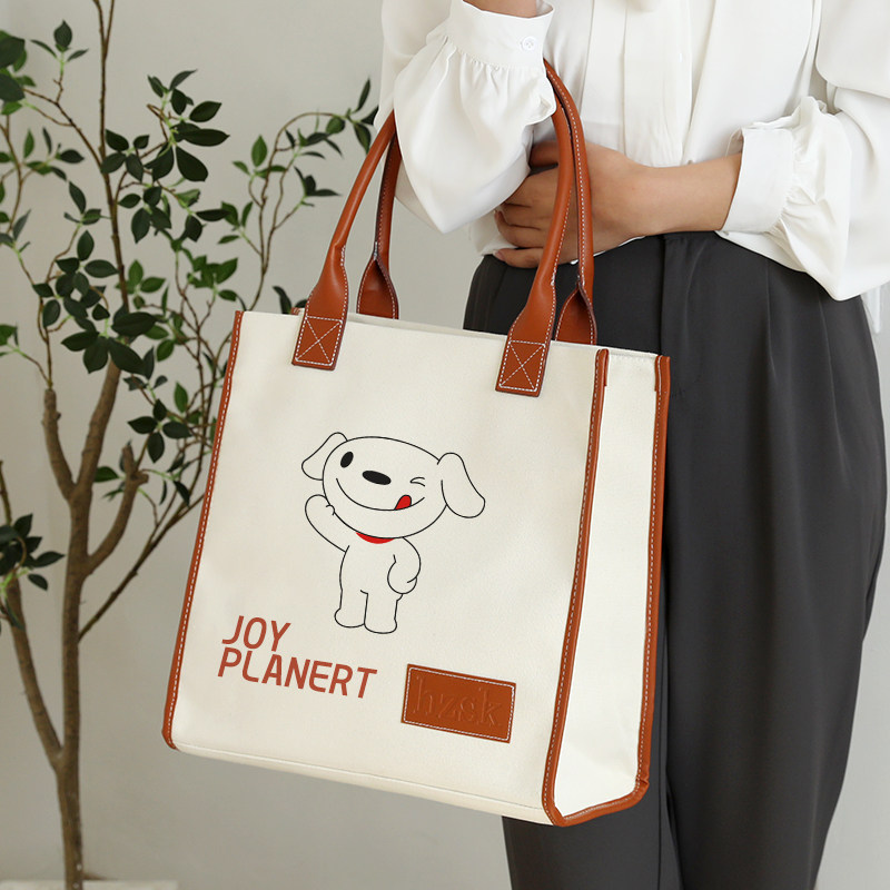 高端帆布包定制来图定做logo加厚手提帆布袋加急企业diy包包印图