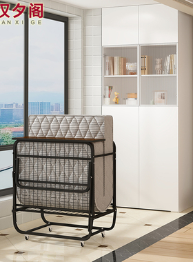 奶油风折b叠床阳台柜组合午睡便捷抽拉式隐形床飘窗靠墙立柜8CH32