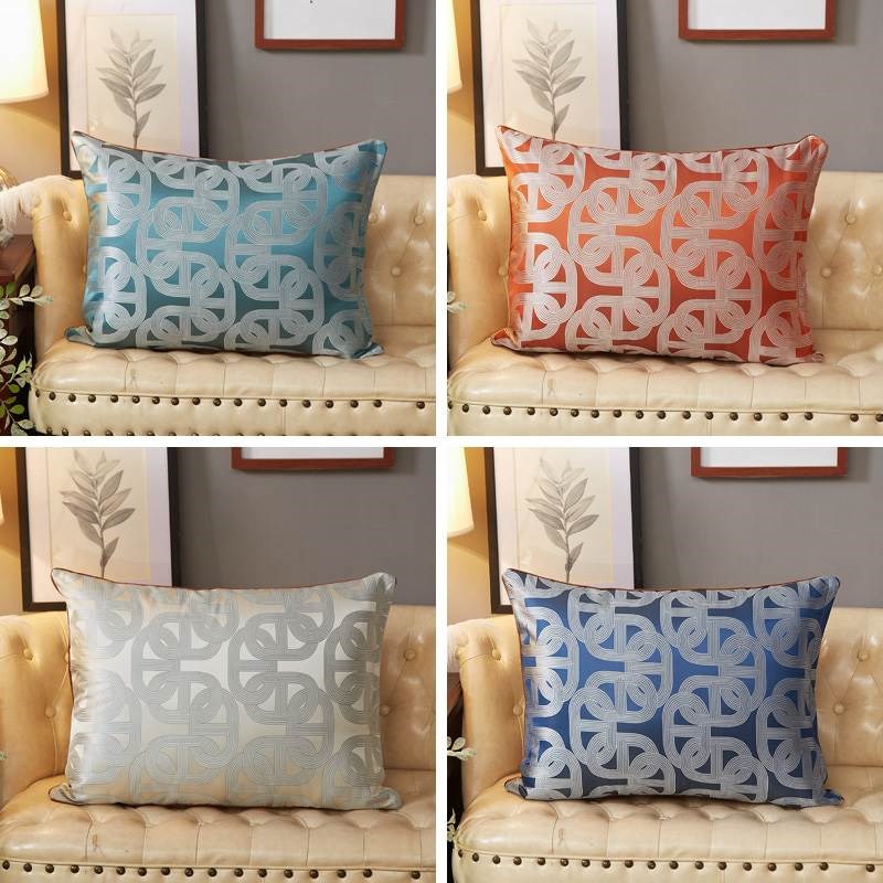 欧式美式中式抱枕枕套沙发靠背靠垫床头靠包办公大号靠枕腰枕含芯