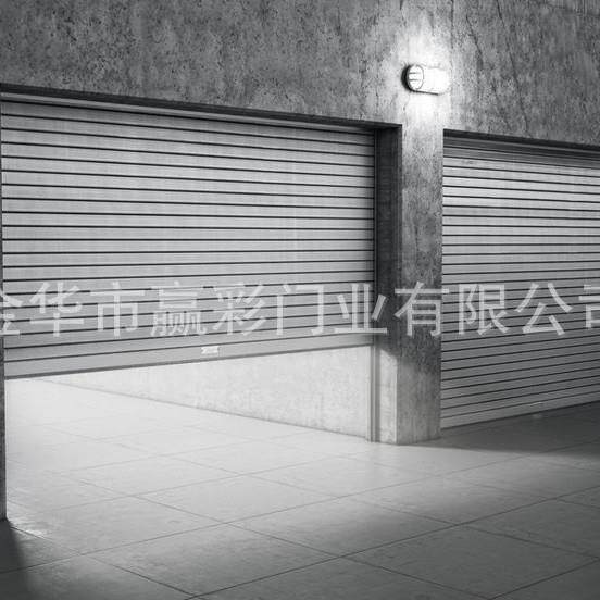 工厂铝合金电动商铺卷帘门工业遥控不锈钢卷闸门别墅自动车库门
