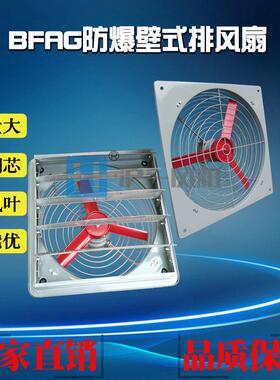 厂家直销防爆壁式排风扇 方形防爆排风扇 BFAG-400 BFAG-300 220V
