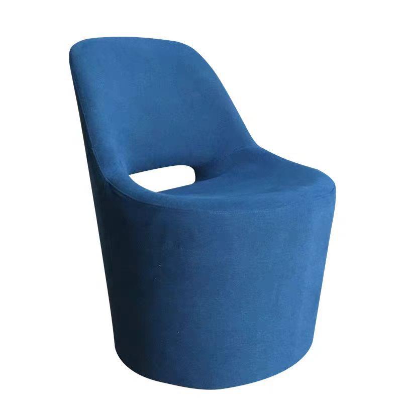 北欧单人位沙发椅现代简约布艺客厅休闲会客椅可调节脚单人休闲椅