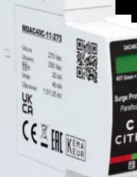 citel浪涌保护器DAC40CS-11-275防雷器2级避雷电防雷击电源保护器