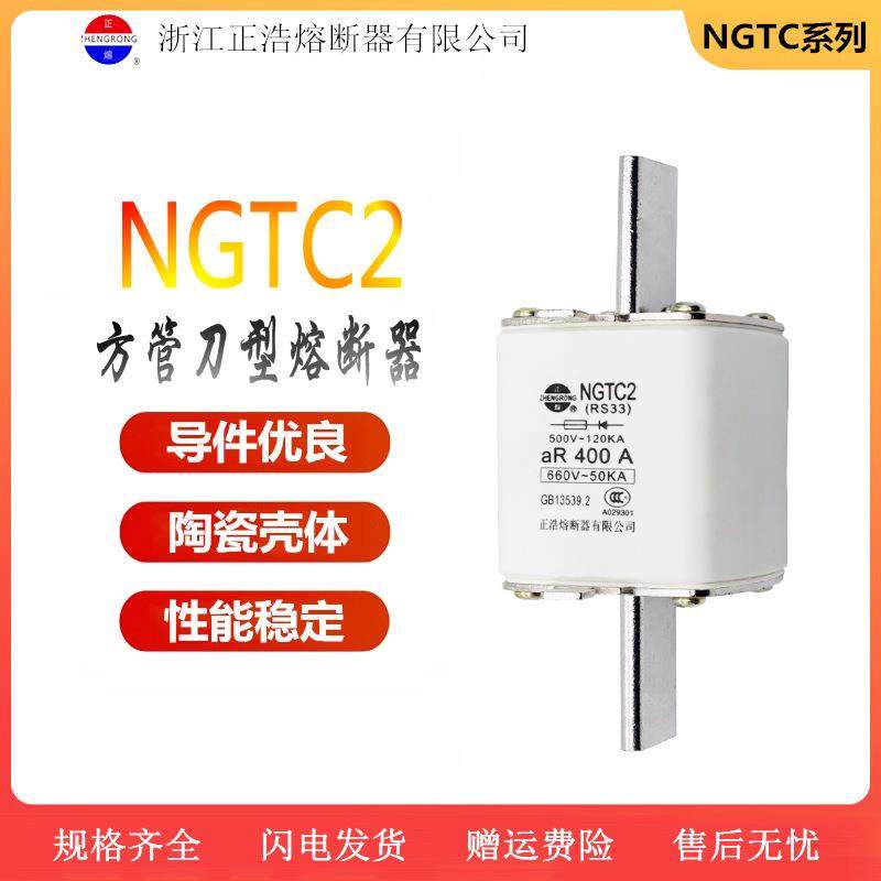 正浩 NGTC2 RS33方管快速熔断器aR200A250A300A315A350A400A熔芯