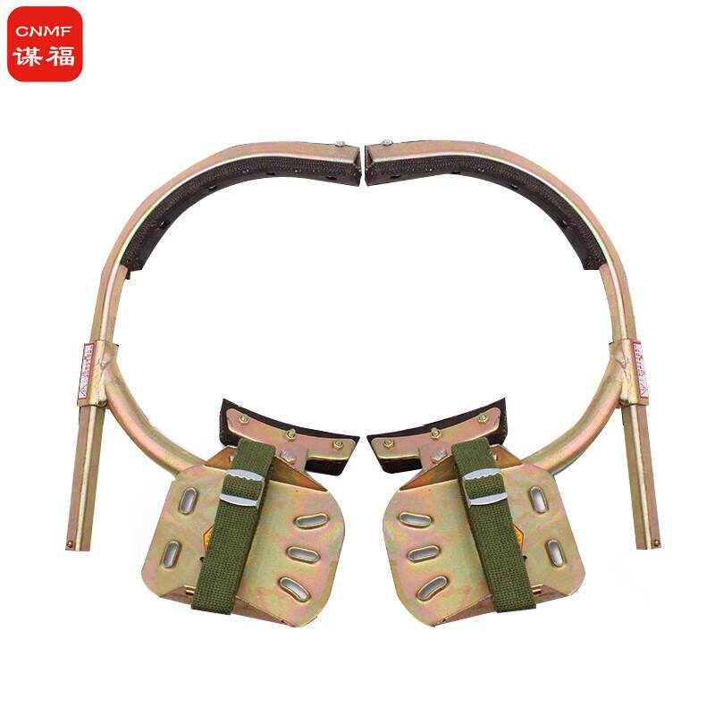 谋福 CNMF 9396 电力检查爬杆脚扣 加厚型电杆脚钩 250型 6-8米