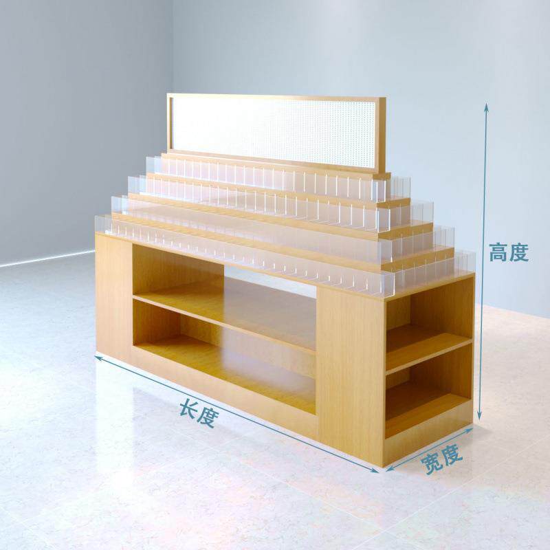 超市文具店笔架金字塔透明亚克力货柜 商铺手工配件收纳展示架