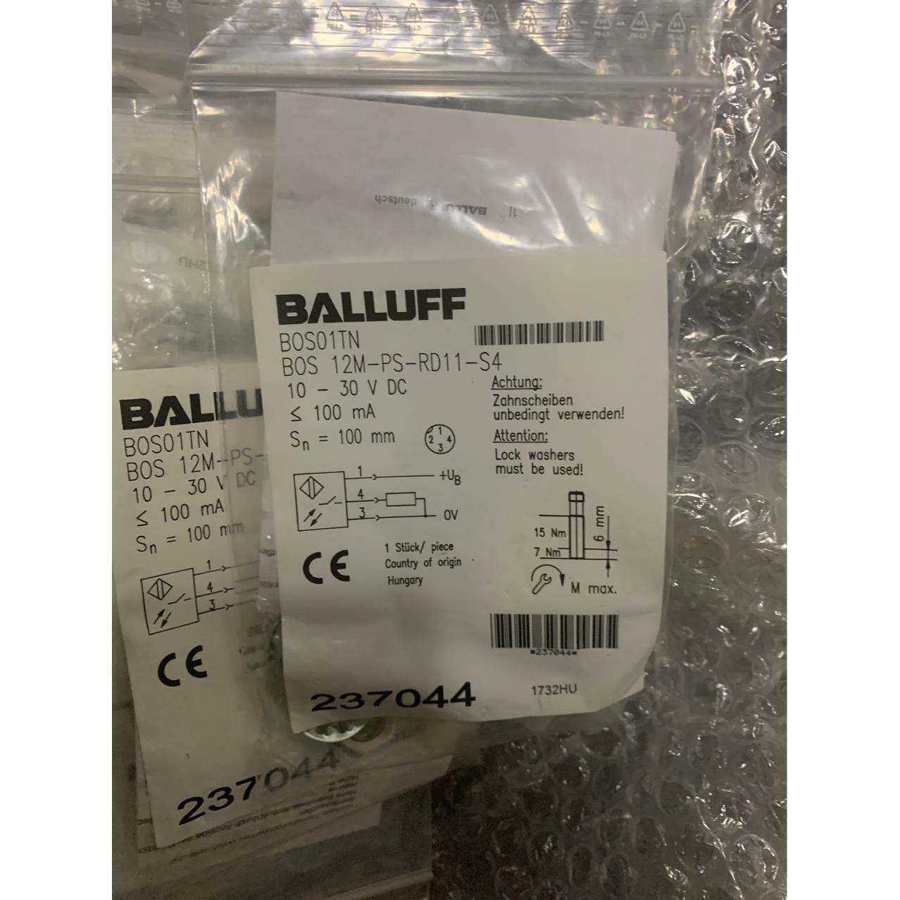 巴鲁夫/BALLUFF 光电开关 BOS01TN BOS 12M-PS-RD11-S4