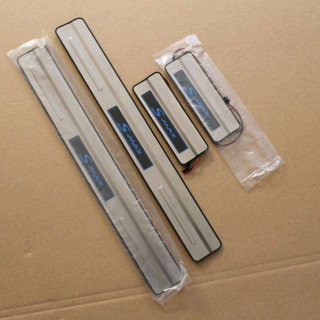 麦柯斯 S-max不锈钢带灯门槛条迎宾踏板