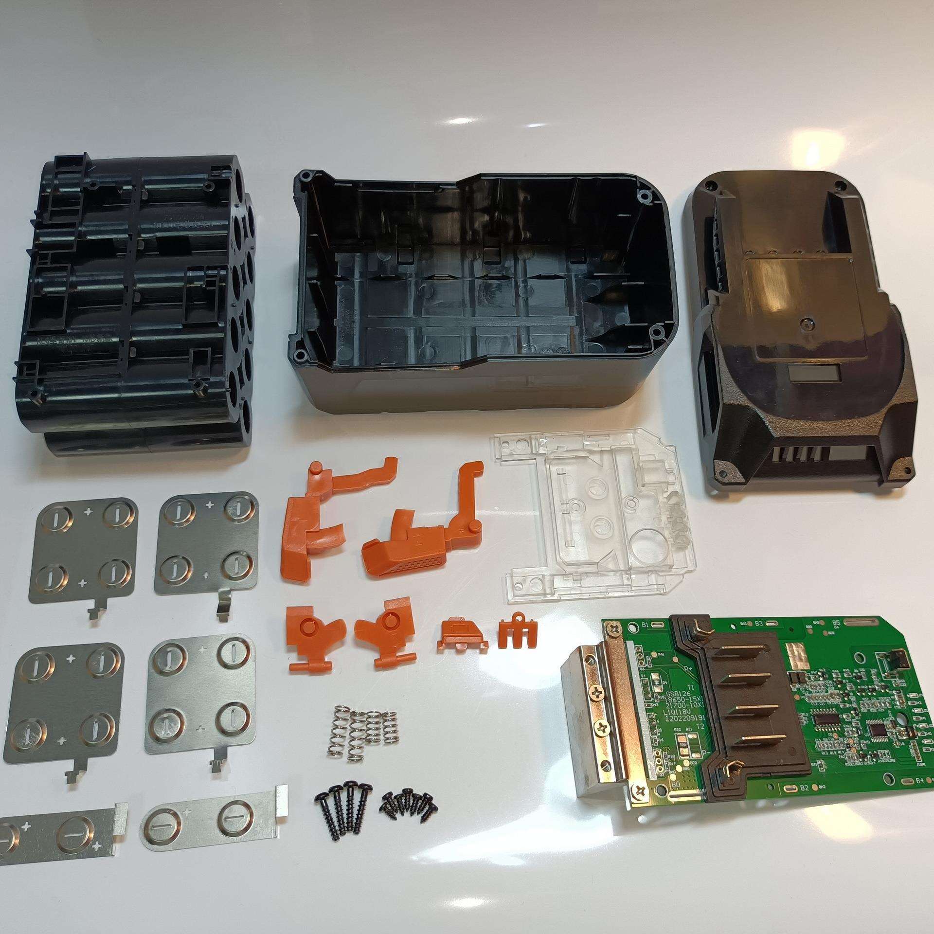 替代AEG RIGID里奇18V工具电池套料L1830R 10芯 21700款8.0AH带灯