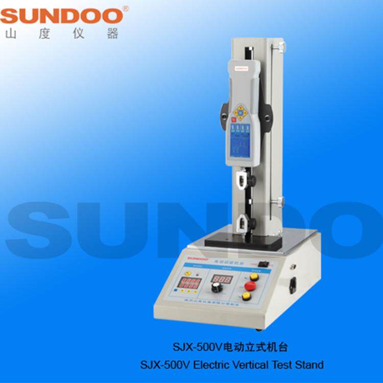 山度 SJX-500V 电动机台 电动单柱测试台 推拉力计机台 苏州