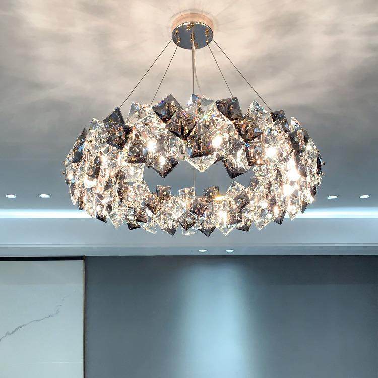 轻奢吊灯客厅灯水晶吊灯简约后现代大气餐厅卧室灯2022新款灯具,家装灯饰光源,智能吊灯,淘宝优惠券,粉丝福利购,淘宝优惠卷