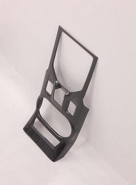 适用2018款斯巴鲁XV排挡框专用改装车身装饰件- ABS黑色碳纤纹