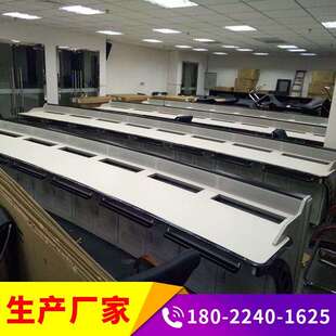监控台操作台指挥中心调度台桌工作台四联五联加厚弧形控制台
