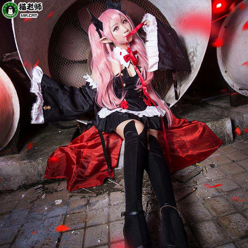猫老师克鲁鲁COS服装女全套终结的炽天使cosplay采佩西吸血鬼女装