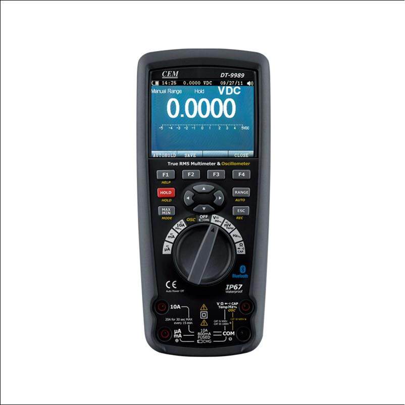 CEM华盛昌工业高精度彩屏示波器真有效值万用表电工DT9987/9989