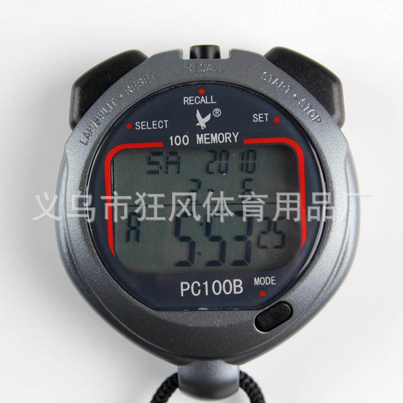 天福100B秒表 三排100段秒表（2300外壳） 田径教练 电子秒表