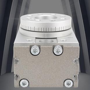 旋转气缸MSQB摆台回转气缸HRQ10/20/30/50/70/100可调齿轮气缸