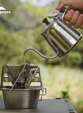 柯曼SW-3咖啡手冲壶304不锈钢一体工艺鹅颈细口壶 户外水壶咖啡壶