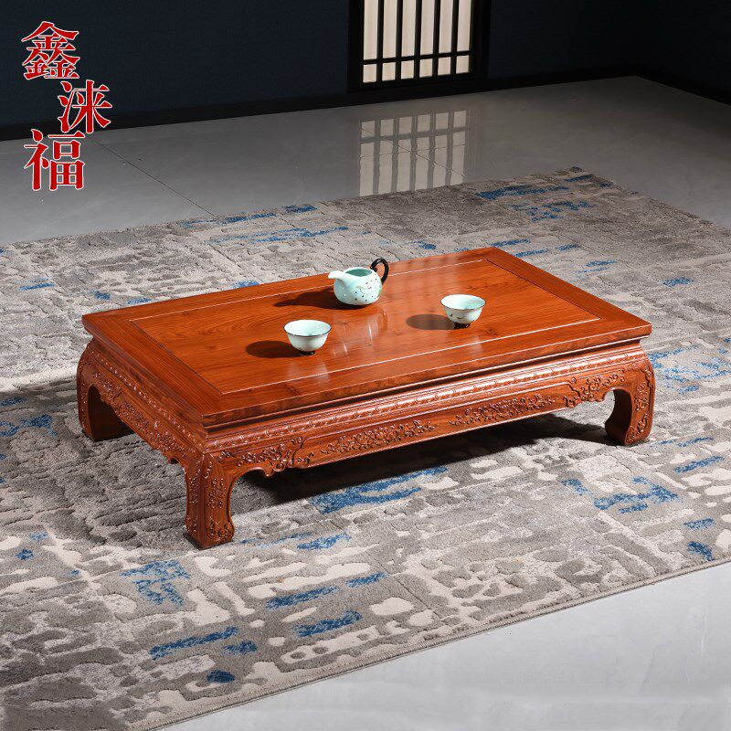 实木炕桌红木飘窗桌炕几方桌中式榻榻米茶几花梨木小茶几窗台桌子