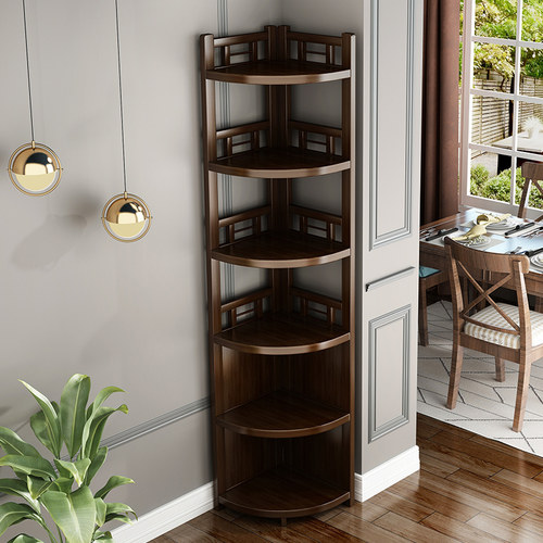 角柜转角柜现代拐角置物架t墙边柜墙角三角形储物柜收纳架客厅书