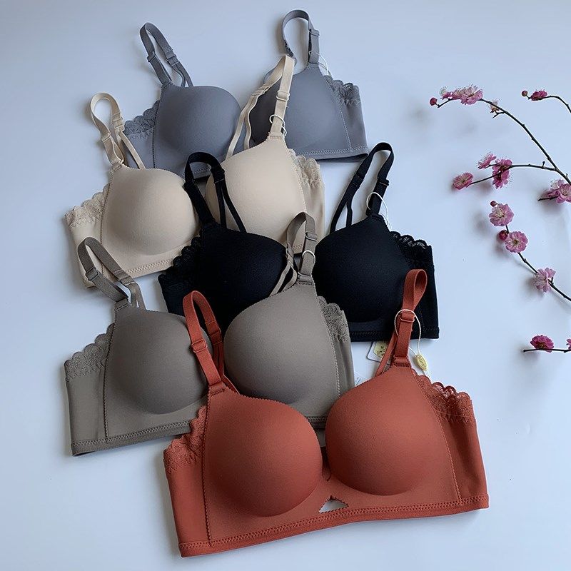 光面无痕一片式简约文胸美背薄款上托小胸内衣女无钢圈聚拢细肩带,女士内衣/男士内衣/家居服,文胸,淘宝优惠券,粉丝福利购,淘宝优惠卷