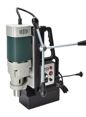 索利得空心多功能工业级便携式y磁力钻电磁铁磁吸钻台钻小型磁座