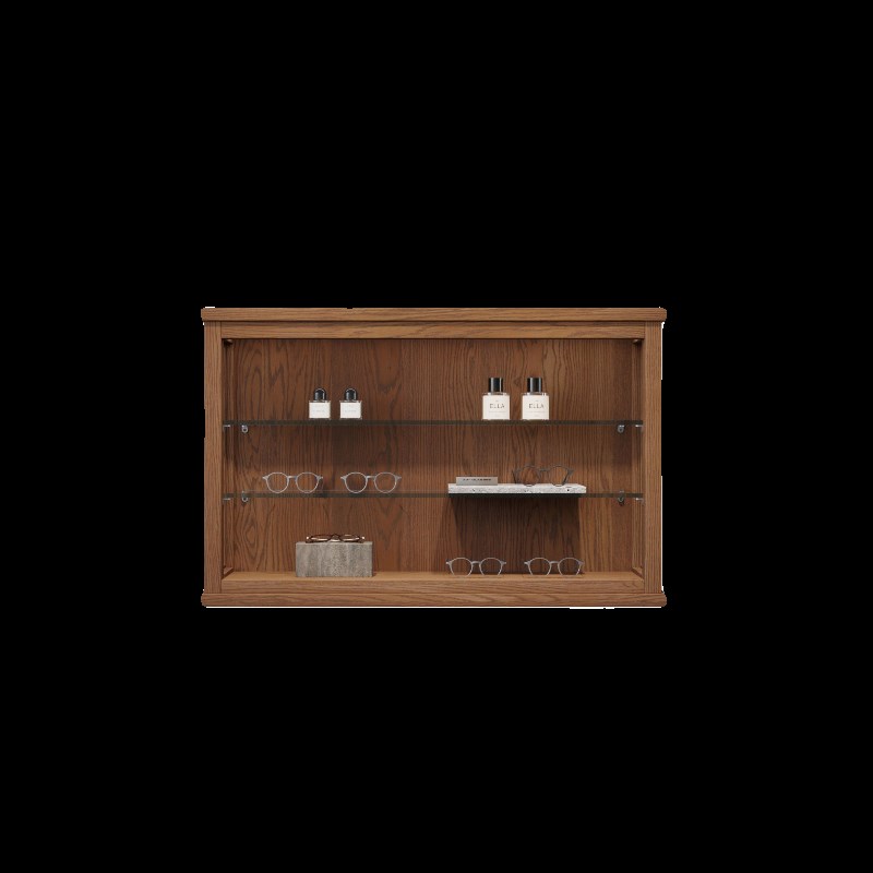 壁柜珠宝银饰品藏品玻璃多功能精品展示柜子侧柜首饰挂墙隔层层架