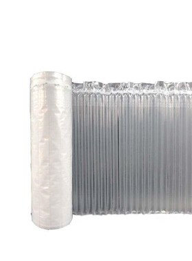 中部工品防撞气泡柱快递打包防撞柱50米/卷4R0CM宽厚款未充气