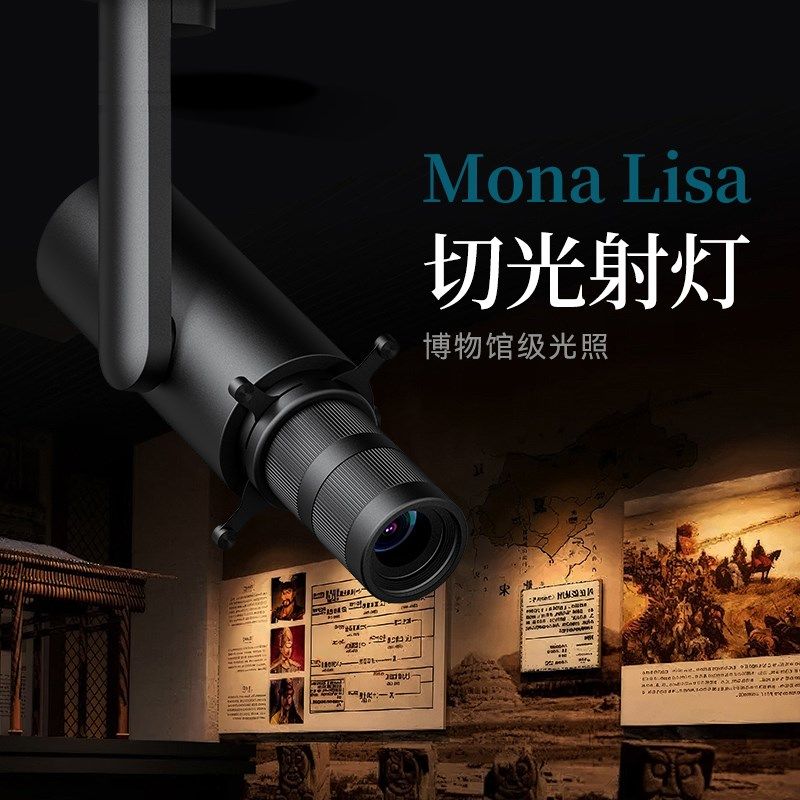 切光灯聚光射灯博物馆画廊美术馆字画灯展览艺术品W截光灯可调光