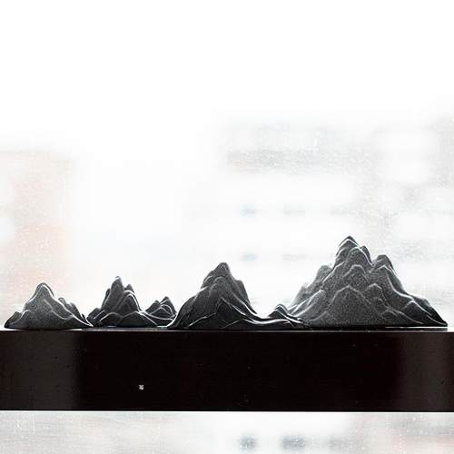 新中式禅意陶瓷摆件创意家居客厅玄关装饰品桌面假山摆设搭配配件