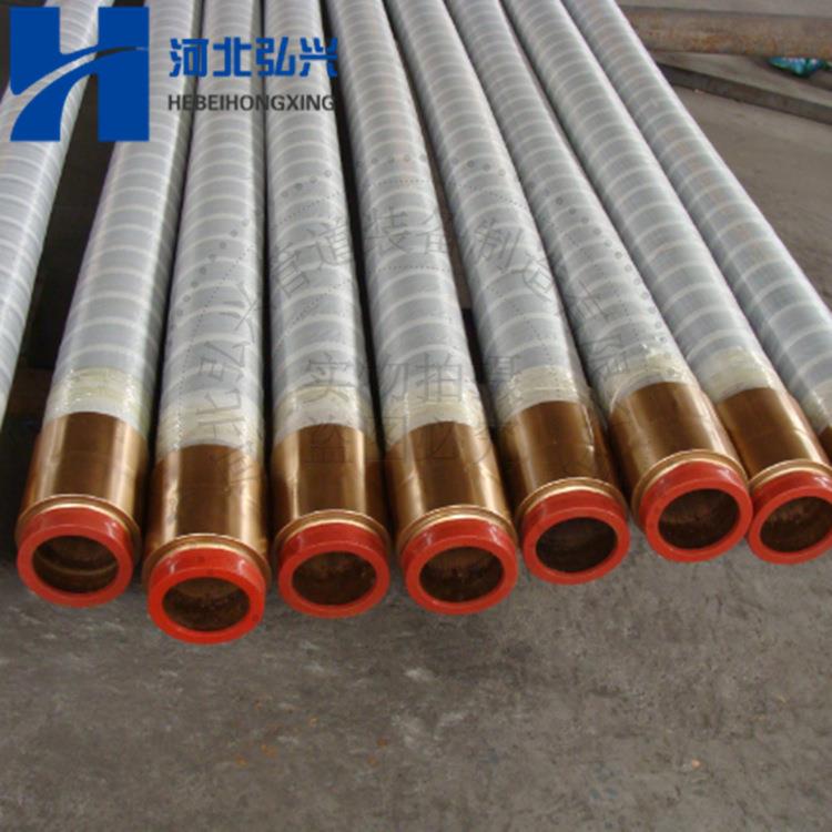 混凝土泵车两层钢丝缠绕橡胶软管 砼泵配件泵车胶管