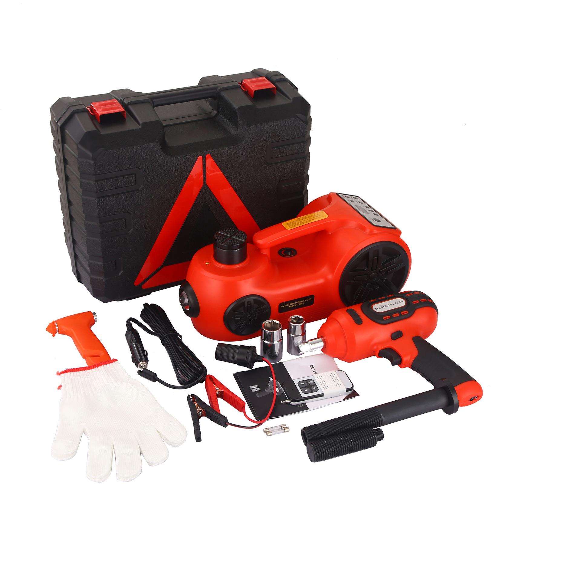 跨境电动千斤顶户外便携车辆应急工具锂控车载起重设备