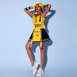 靡瑟品 团体舞蹈服街舞服装女ds演出服韩舞女团打歌服爵士舞服装