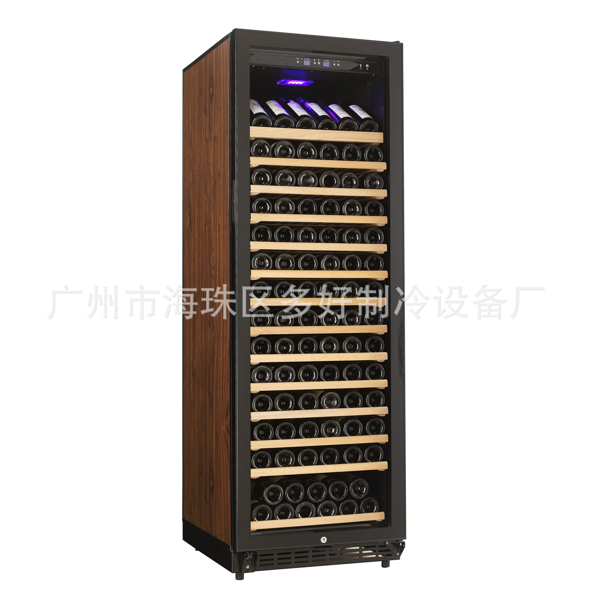 绿富牌168支装恒温红酒柜工厂直销商用酒店红酒冷柜冷藏保鲜展示