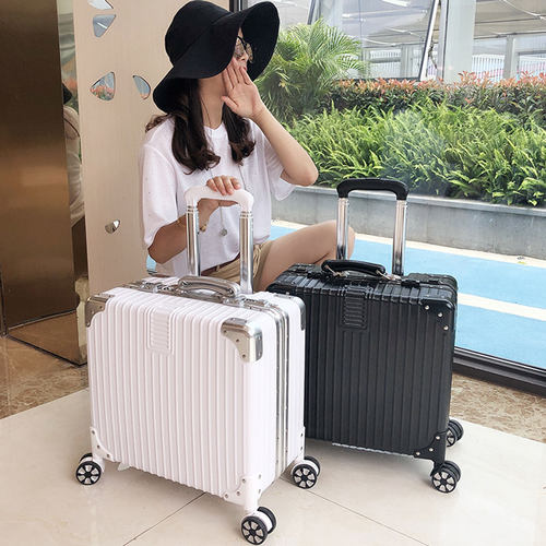 铝框小型18行李箱女拉杆20密码旅行箱子K男轻便小号皮ins网红登机