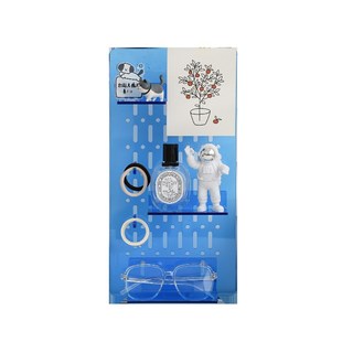 留白桌面洞洞板免打孔挂架时x钟立式书桌压克力宿舍桌上展示置物