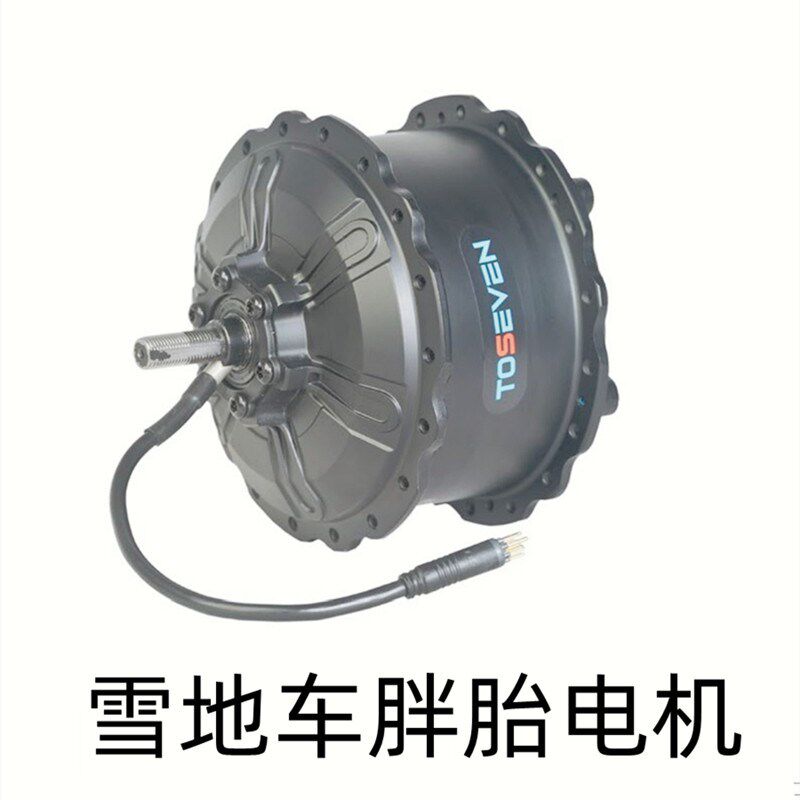 48v500w750w1000w锂电动雪地车胖胎电M机改装电摩电机后驱高速碟