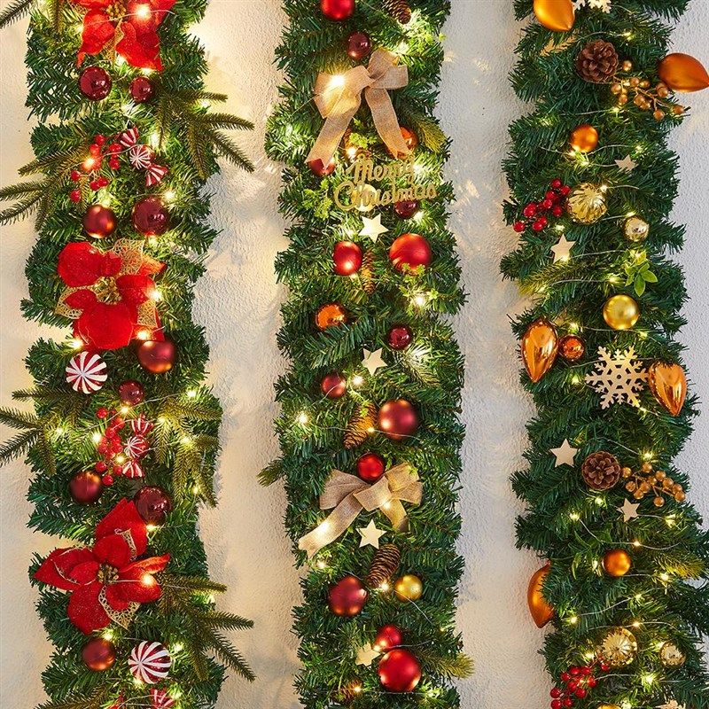 圣诞节装饰品1.8米豪华加密PVC藤条蝴蝶结圣诞球酒店商场场景布置,节庆用品/礼品,圣诞装饰品,淘宝优惠券,粉丝福利购,淘宝优惠卷