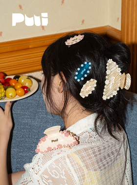 【管乐同款】Puui原创简约发卡抓夹气质女头饰发饰发夹百搭ins风