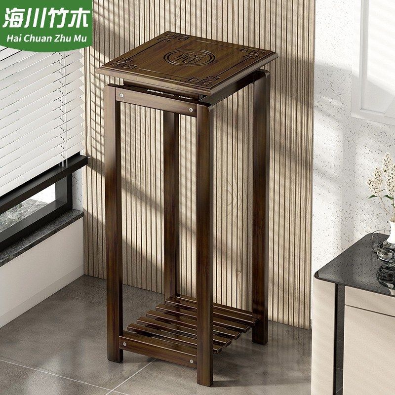 客厅仿古中式花架置物架阳台实木多层落地式家用花台绿萝花盆架子,3C数码配件,自拍杆/架,淘宝优惠券,粉丝福利购,淘宝优惠卷