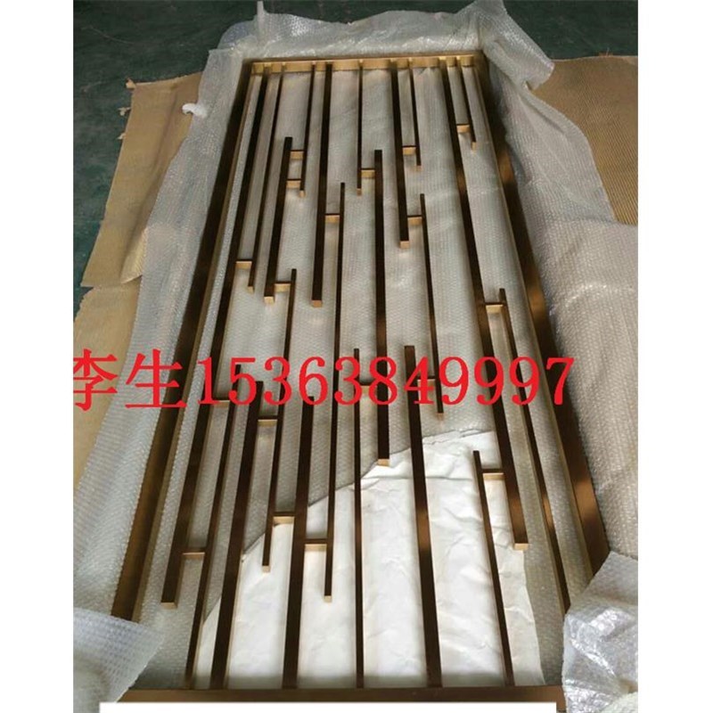 新中式屏风隔断墙客厅装饰实木玄关 壹嘉壹 办公室简约现代