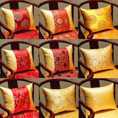 新中式抱枕套子中国风o棉麻45x45沙发靠枕客厅床头靠垫大腰枕含芯