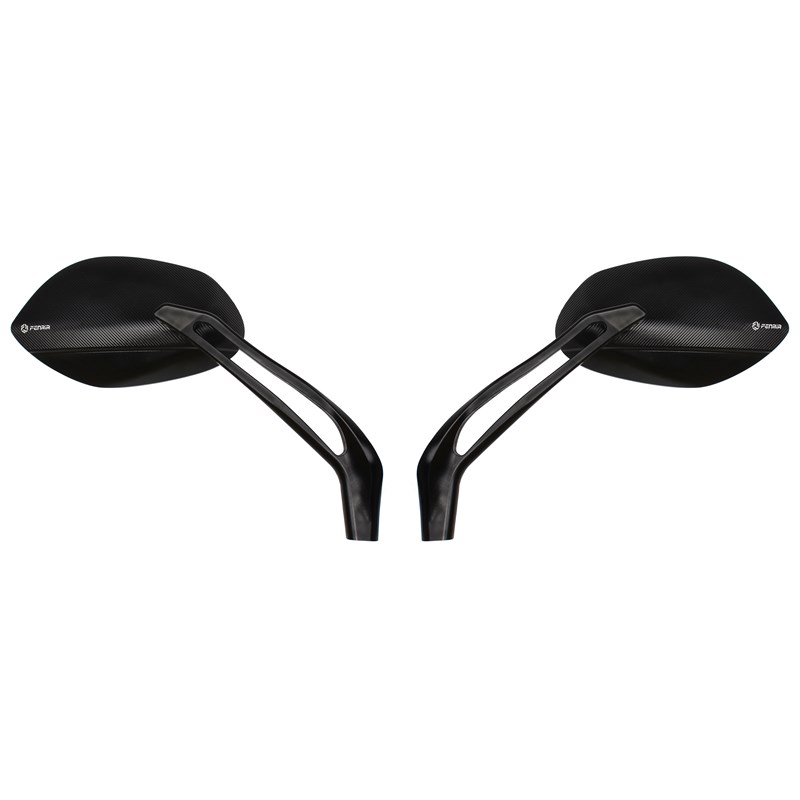 Fenrir铝合金数m控摩托车后视镜通用改装曲面广角防眩光反射器街