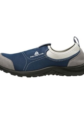 安全鞋松紧d系列S1P防砸防静电防刺穿灰色+蓝色37码301216-